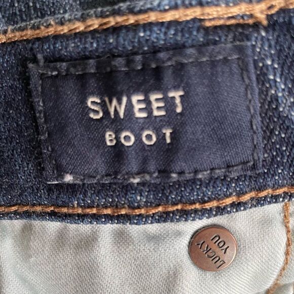 Lucky Brand Indigo Denim Sweet Boot Jeans S-14R EUC - Picture 6 of 7